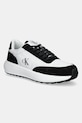 Sneakers boty Calvin Klein Jeans ATHLEISURE RUNNER LACEUP MIX WN semišová kůže bílá YW0YW01774