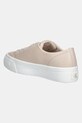 Boty Sneakers boty Calvin Klein Jeans VULC FLATFORM LOW MG LTH YW0YW01771 béžová