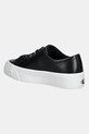 Boty Sneakers boty Calvin Klein Jeans VULC FLATFORM LOW MG LTH YW0YW01771 černá