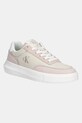Tenisky Calvin Klein Jeans CHUNKY CUPSOLE LOW MIX IN semišová koža béžová YW0YW01768