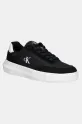 Calvin Klein Jeans sneakersy CHUNKY CUPSOLE LOW MIX IN tekstylny czarny YW0YW01768