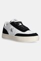 Calvin Klein Jeans sportcipő CLASSIC CUPSOLE MIX IN velúr bőr fehér YW0YW01767
