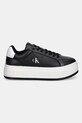 Calvin Klein Jeans sneakersy BOLD FLATF LOW LACE MG YW0YW01766 czarny SS25