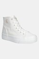 Calvin Klein Jeans trampki VULC FLATFORM MID CV MG platforma biały YW0YW01764