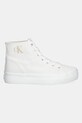 Calvin Klein Jeans trampki VULC FLATFORM MID CV MG YW0YW01764 biały SS25