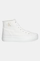 Calvin Klein Jeans teniși VULC FLATFORM MID CV MG YW0YW01764 alb SS25