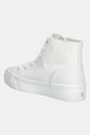 Încălțăminte Calvin Klein Jeans teniși VULC FLATFORM MID CV MG YW0YW01764 alb