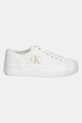 Tenisky Calvin Klein Jeans VULC FLATFORM LOW CV MG YW0YW01763 bílá SS25