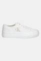 Tenisky Calvin Klein Jeans VULC FLATFORM LOW CV MG YW0YW01763 biela SS25