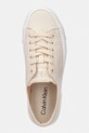 Calvin Klein Jeans VULC FLATFORM LOW CV MG tenisówki damskie beżowy YW0YW01763