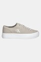 Tenisky Calvin Klein Jeans VULC FLATFORM LOW CV MG YW0YW01763 sivá SS25