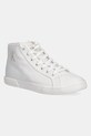 Tenisky Calvin Klein Jeans ESS VULC MID CV MG WN plochá biela YW0YW01761