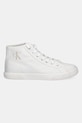 Kecky Calvin Klein Jeans ESS VULC MID CV MG WN YW0YW01761 bílá SS25