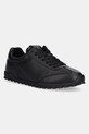 Calvin Klein Jeans bőr sportcipő LOW PROFILE RUNNER lapos fekete YW0YW01751