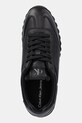 Calvin Klein Jeans bőr sportcipő LOW PROFILE RUNNER fekete YW0YW01751