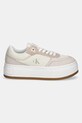 Кросівки Calvin Klein Jeans BOLD FLATF LOW LACE MIX YW0YW01742 бежевий SS25