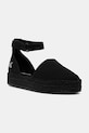Espadrilky Calvin Klein Jeans FLATFORM ESPADRILLE SLING MG platforma černá YW0YW01735