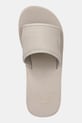 Pantofle Calvin Klein Jeans BEACH WEDGE SLIDE CANVAS béžová YW0YW01725