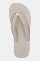 Calvin Klein Jeans japonki BEACH SANDAL FLATFORM TTXR SATIN beżowy YW0YW01723