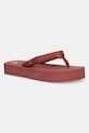 Calvin Klein Jeans japonki BEACH SANDAL FLATFORM TTXR SATIN platforma różowy YW0YW01723