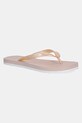 Žabky Calvin Klein Jeans THONG+ TPU METALLIC plochý růžová YW0YW01720