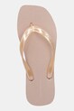 Žabky Calvin Klein Jeans THONG+ TPU METALLIC růžová YW0YW01720