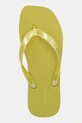 Žabky Calvin Klein Jeans THONG+ TPU METALLIC zelená YW0YW01720