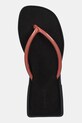 Šľapky Calvin Klein Jeans SQ LOW WEDGE SANDAL STITCH ružová YW0YW01716