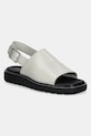 Сандалі Calvin Klein Jeans SQ MOLDED SANDAL SLING MG LTH синтетичний бежевий YW0YW01711