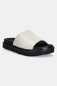 Шлепанцы Calvin Klein Jeans FLAT MOLDED SANDAL SLIDE каблук отсутствует белый YW0YW01710