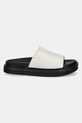 Шлепанцы Calvin Klein Jeans FLAT MOLDED SANDAL SLIDE YW0YW01710 белый SS25
