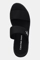 Calvin Klein Jeans klapki SPORTY ROPE MG LTH WEBBING czarny YW0YW01704