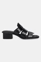 Natikače Calvin Klein Jeans HEEL SQUARE MG LTH YW0YW01702 crna SS25