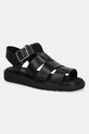 Calvin Klein Jeans sandały SQ MOLDED SDL FISHERMAN MG WN płaski czarny YW0YW01700
