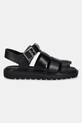 Calvin Klein Jeans sandały SQ MOLDED SDL FISHERMAN MG WN YW0YW01700 czarny SS25