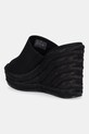 Obuwie Calvin Klein Jeans klapki WEDGE ROPE SLIDE MG YW0YW01699 czarny