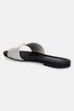Obuwie Calvin Klein Jeans klapki FLAT SANDAL SLIDE MG YW0YW01697 biały