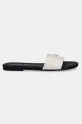 Calvin Klein Jeans klapki FLAT SANDAL SLIDE MG YW0YW01697 szary SS25