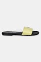 Calvin Klein Jeans klapki FLAT SANDAL SLIDE MG YW0YW01697 żółty SS25
