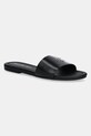 Natikače Calvin Klein Jeans FLAT SANDAL SLIDE MG sintetički crna YW0YW01697