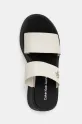 Calvin Klein Jeans papucs SANDAL SLIDE DOUBLE STRAP bézs YW0YW01694