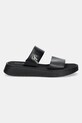 Calvin Klein Jeans klapki SANDAL SLIDE DOUBLE STRAP YW0YW01694 czarny SS25