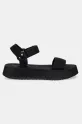 Calvin Klein Jeans sandale SANDAL VELCRO WEBBING MG YW0YW01693 negru SS25