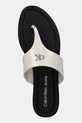 Šľapky Calvin Klein Jeans FLAT SANDAL TOEPOST MG béžová YW0YW01691