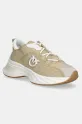 Pinko sneakers Ariel pelle fiore beige SS0065.T030.K26