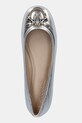 Кожаные балетки Pinko Gioia серебрянный SD0295.P049.ZZF
