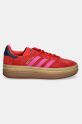 adidas Originals sneakers din piele întoarsă Gazelle Bold JH9665 rosu SS25