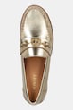 Кожаные мокасины Twinset золотой 251TCP130.10366