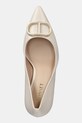 Twinset stilettos de piele bej 251TCP060.00282