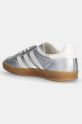 Obuwie adidas Originals sneakersy skórzane Gazelle Indoor JR1206 srebrny